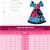 imageReliBeauty Sally Dress Sally Costume for Girls Blue and PinkBlue