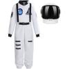 imageReliBeauty Boys Girls Kids Children Astronaut Role Play CostumeWhitewith Helmet