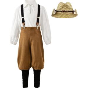 imageReliBeauty Boys Pioneer CostumeBrown  White