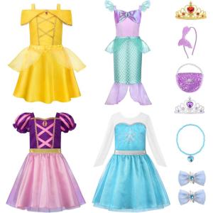 imageReliBeauty Princess Dress up for Girls 38Princess Dress 3