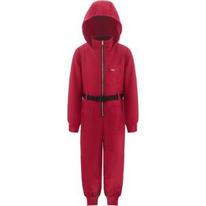 imageReliBeauty Red Jumpsuit Kids Costume for KidsRed
