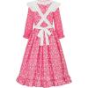 imageReliBeauty Pioneer Girl Dress Colonial Prairie CostumePink