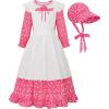 imageReliBeauty Pioneer Girl Dress Colonial Prairie CostumePink