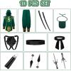 image:imageReliBeauty Green Ninja Kids Costume for Boys suit with Deluxe Ninja Accessories