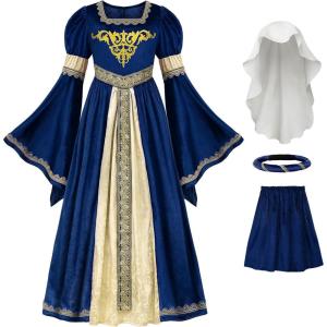 image:imageReliBeauty Medieval Dress for GirlsBlue