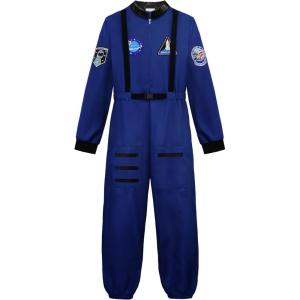 image:imageReliBeauty Astronaut Costume Jumpsuit for AdultsBlue