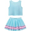 image:imageReliBeauty Cheerleader Costume for Girls Cheer Uniform OutfitBlue New