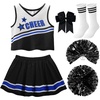 image:imageReliBeauty Cheerleader Costume for Girls Cheer Uniform OutfitBlack New