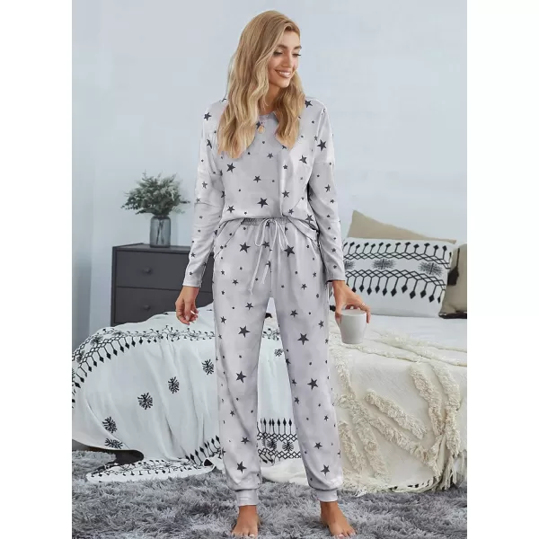 Arolina Womens Two Piece Pajamas Set Long Sleeve Top and Pants Sleepwear Loungewear Lounge Sets with PocketsArolina Womens Two Piece Pajamas Set Long Sleeve Top and Pants Sleepwear Loungewear Lounge Sets with Pockets