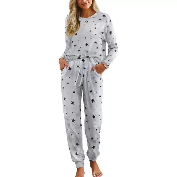 Arolina Womens Two Piece Pajamas Set Long Sleeve Top and Pants Sleepwear Loungewear Lounge Sets with PocketsArolina Womens Two Piece Pajamas Set Long Sleeve Top and Pants Sleepwear Loungewear Lounge Sets with Pockets