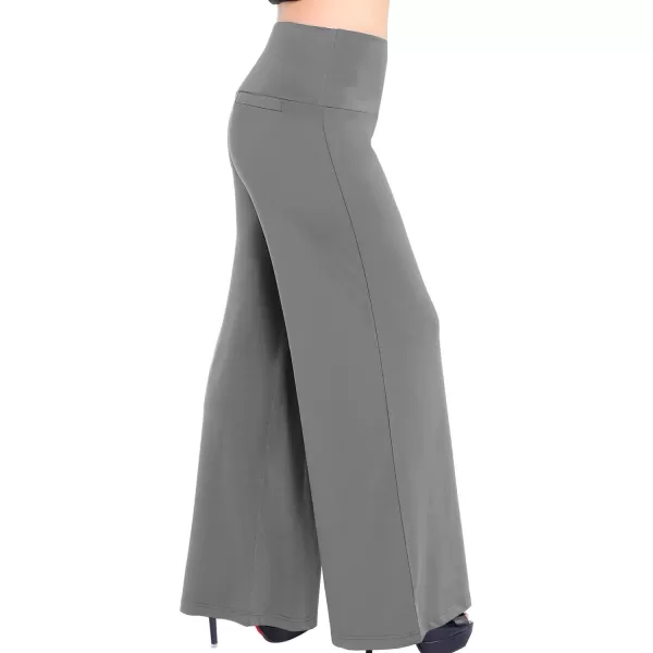 Arolina Womens Stretchy Wide Leg Palazzo Lounge Pants Casual Comfy High Waist Palazzo PantsColor 1
