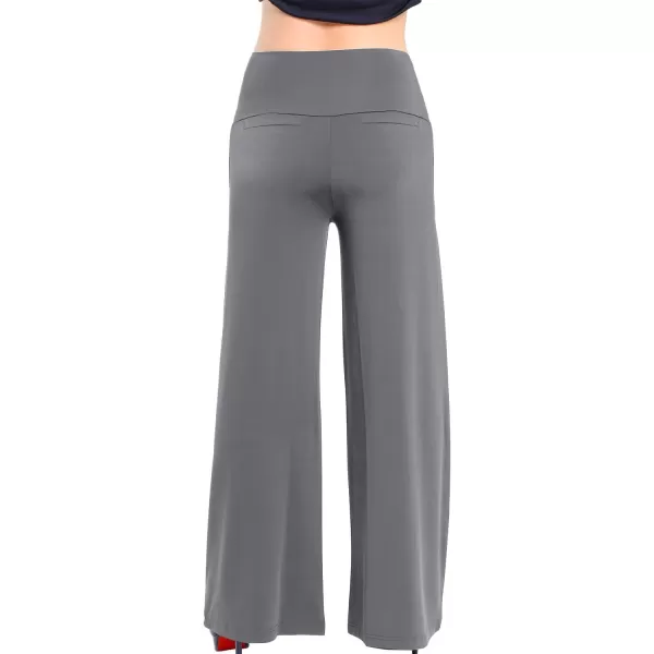Arolina Womens Stretchy Wide Leg Palazzo Lounge Pants Casual Comfy High Waist Palazzo PantsColor 1