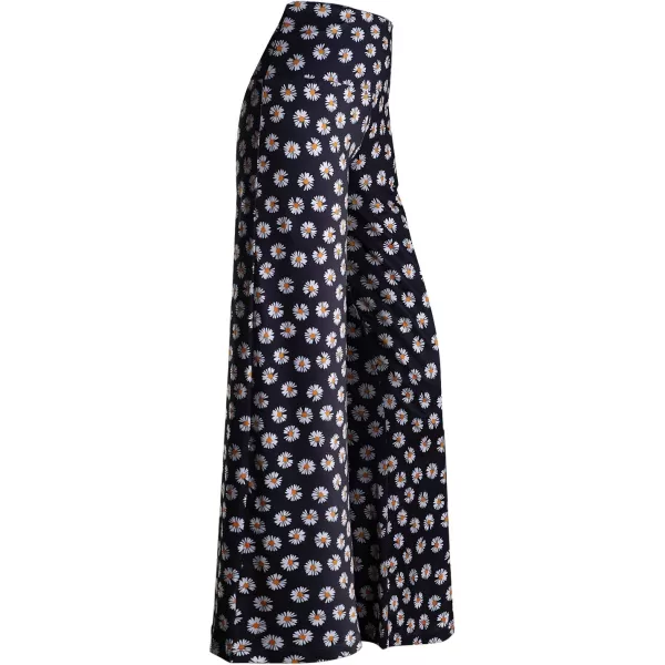 Arolina Womens Stretchy Wide Leg Palazzo Lounge Pants Casual Comfy High Waist Palazzo PantsDaisy