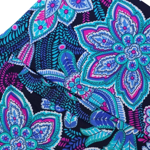 Arolina Womens Stretchy Wide Leg Palazzo Lounge Pants Casual Comfy High Waist Palazzo PantsFloral 1