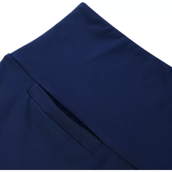 Arolina Womens Stretchy Wide Leg Palazzo Lounge Pants Casual Comfy High Waist Palazzo PantsNavy Blue
