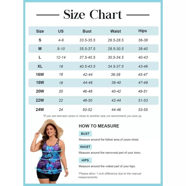 imageArolina Tankini Swimsuits for Women Tummy Control Two Piece Bathing Suits Flowy Swim Tops with Boy ShortsPurple Pineapple