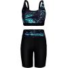 imageArolina Rash Guard for Women 3 Piece Swimsuits for Women 2025 Long Sleeve Bathing Suit Swim Shirts with BoyshortsGreen