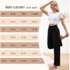 imageArolina Wide Leg Yoga Pants for Women 2024 Casual Loose Sweatpants High Waisted Comfy Lounge Pajama Palazzo with PocketsBlack