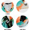 imageArolina Maxi Dress for Women Tropical Summer V Neck Sleeveless Split Long Beach Dresses Casual Loose Sundress with PocketsLeaves 05