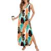 imageArolina Maxi Dress for Women Tropical Summer V Neck Sleeveless Split Long Beach Dresses Casual Loose Sundress with PocketsLeaves 05