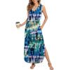 imageArolina Maxi Dress for Women Tropical Summer V Neck Sleeveless Split Long Beach Dresses Casual Loose Sundress with PocketsTiedye 02