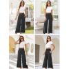 imageArolina Womens Stretchy Wide Leg Palazzo Lounge Pants with Pockets Casual Comfy High Waist Palazzo Pants for Women DressyPolka Dots