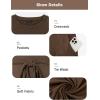 imageArolina Womens Summer Short Sleeve Striped T Shirt Dress Casual Midi Dresses Crewneck Tie Waist with PocketsCoffee