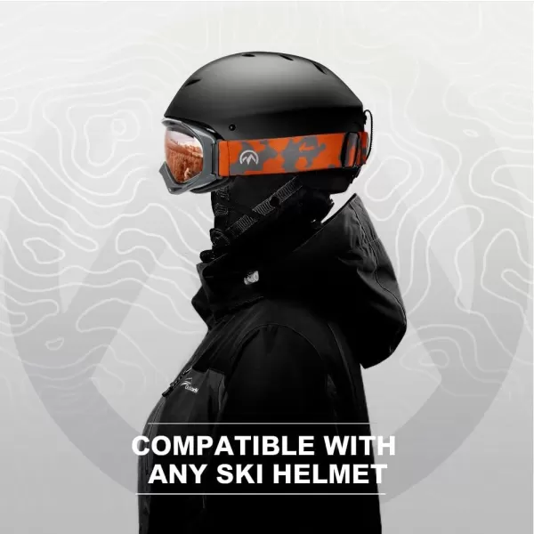 OutdoorMaster OTG Ski Goggles  Over Glasses SkiSnowboard Goggles for Men Women amp Youth  100 UV ProtectionVlt 25