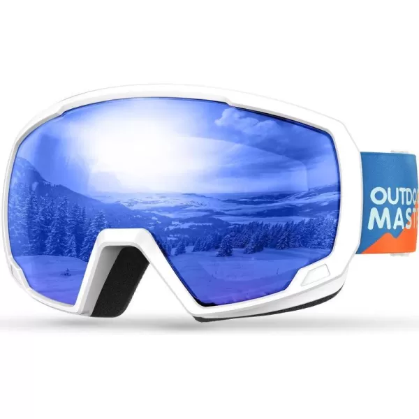 OutdoorMaster Kids Ski Goggles Snowboard Goggles  Youth Snow GogglesBluebird Day