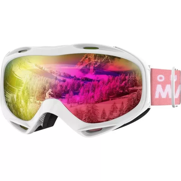 OutdoorMaster OTG Ski Goggles  Over Glasses SkiSnowboard Goggles for Men Women amp Youth  100 UV ProtectionA1vlt 135