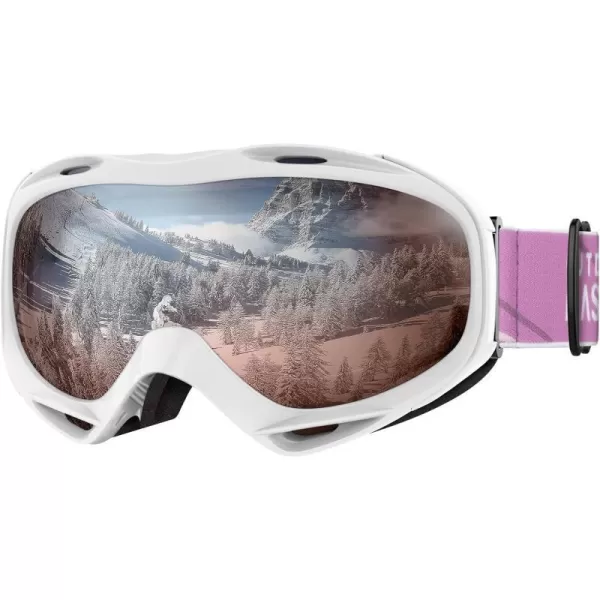 OutdoorMaster OTG Ski Goggles  Over Glasses SkiSnowboard Goggles for Men Women amp Youth  100 UV ProtectionA3vlt 12