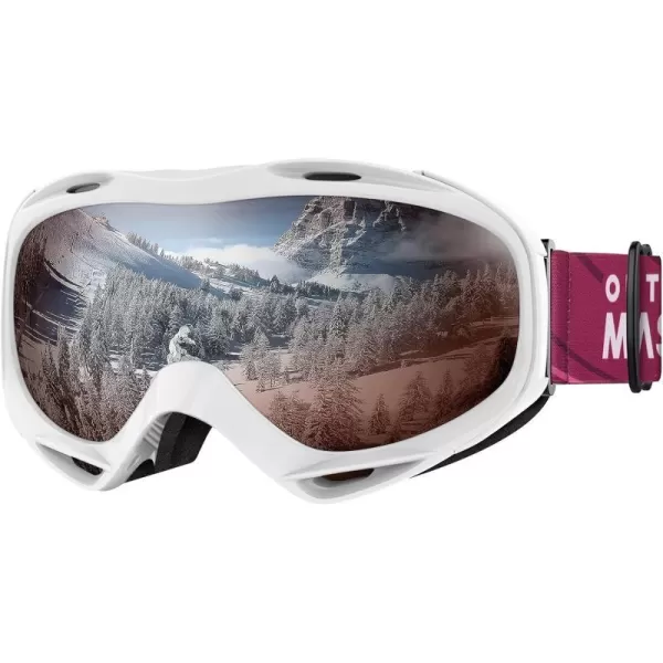 OutdoorMaster OTG Ski Goggles  Over Glasses SkiSnowboard Goggles for Men Women amp Youth  100 UV ProtectionA3vlt 28