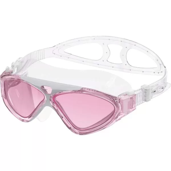 OutdoorMaster Swim Mask  Wide View Swimming Mask amp Goggles AntiFog WaterproofPink