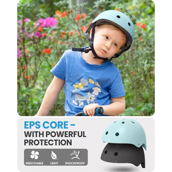 OutdoorMaster Youth  Kids Bike Helmet  Adjustable MultiSports Skateboard Helmet with Removable Liners for Balance Bike Toddler Scooter One Wheel HoverboardMint