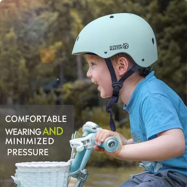 OutdoorMaster Youth  Kids Bike Helmet  Adjustable MultiSports Skateboard Helmet with Removable Liners for Balance Bike Toddler Scooter One Wheel HoverboardMint