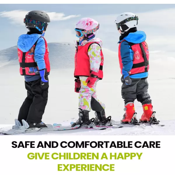 OutdoorMaster Kids Ski Goggles  Helmet Compatible Snow Goggles for Boys amp Girls with 100 UV ProtectionA02 Vlt 131