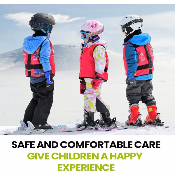 OutdoorMaster Kids Ski Goggles  Helmet Compatible Snow Goggles for Boys amp Girls with 100 UV ProtectionLight Yellow Vlt 77