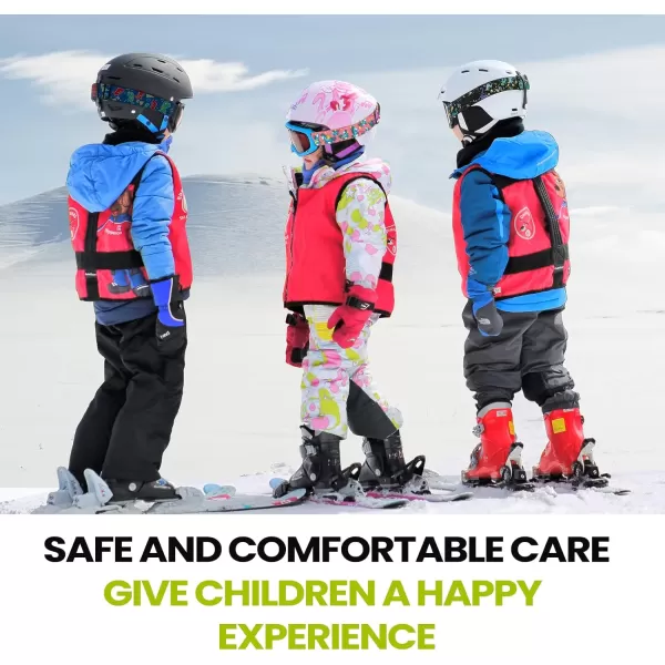 OutdoorMaster Kids Ski Goggles  Helmet Compatible Snow Goggles for Boys amp Girls with 100 UV ProtectionVlt 103