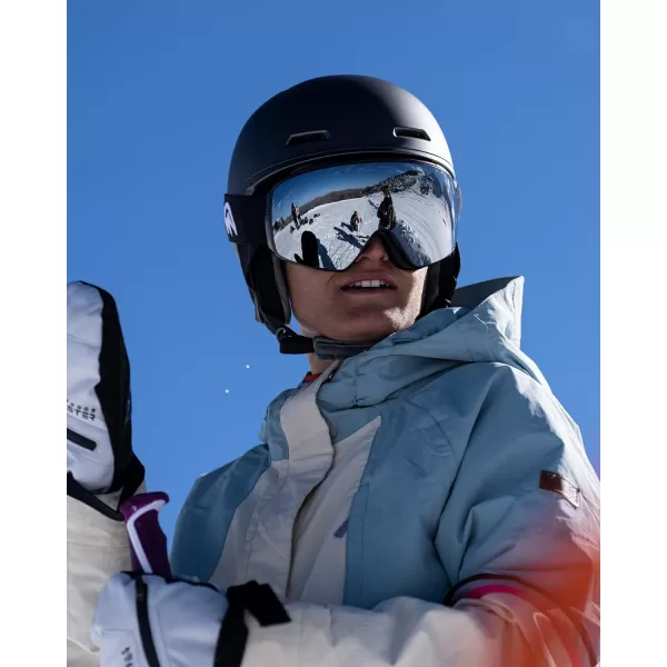 OutdoorMaster Ski Goggles Horizon  Snowboard Goggles with Ultra View Frameless Interchangeable Magnetic LensVlt 10  Grey Dots