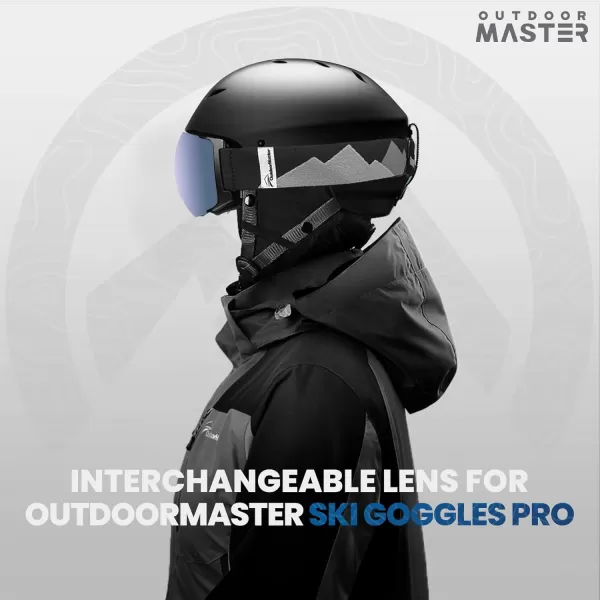 OutdoorMaster Ski Goggles PRO Replacement Lens  20 ChoicesVlt 12 Sapphire
