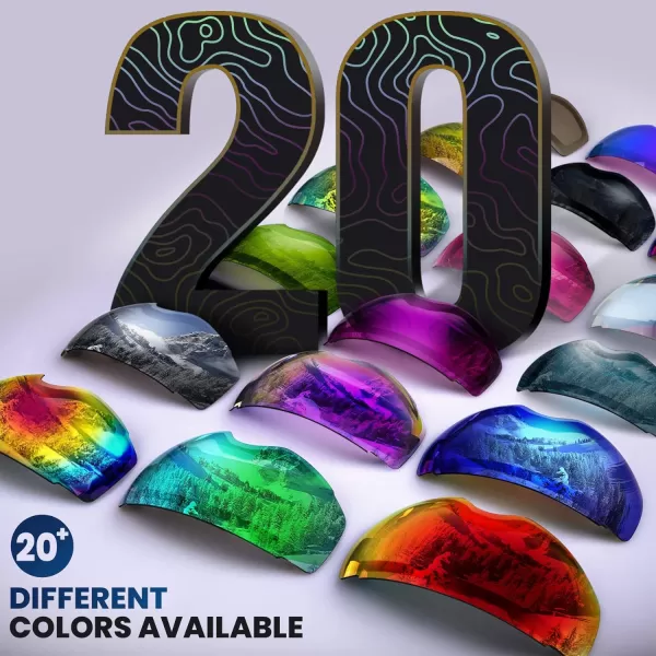 OutdoorMaster Ski Goggles PRO Replacement Lens  20 ChoicesVlt 15 Colorful