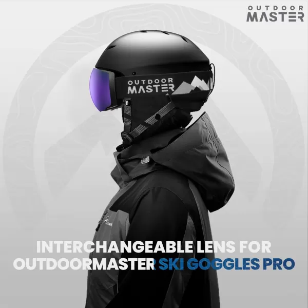 OutdoorMaster Ski Goggles PRO Replacement Lens  20 ChoicesVlt 17 Purple