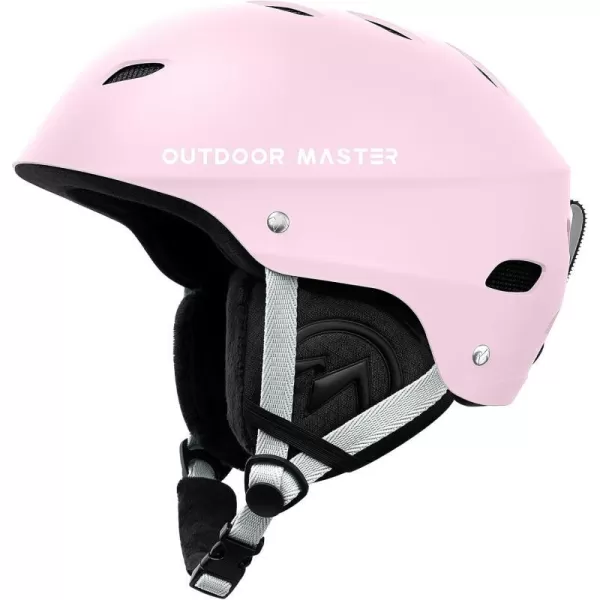 OutdoorMaster Kelvin Ski Helmet  Snowboard Helmet for Men Women  YouthMatte Pink