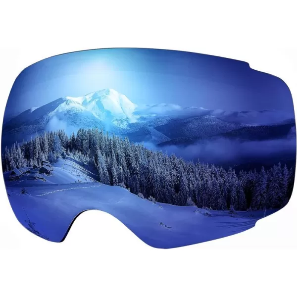 OutdoorMaster Ski Goggles PRO Replacement Lens  20 ChoicesVlt 15 Blue