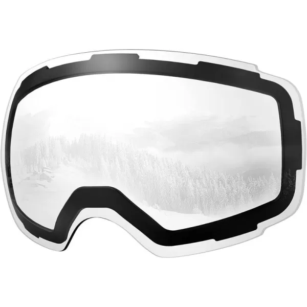 OutdoorMaster Ski Goggles PRO Replacement Lens  20 ChoicesVlt 99 Clear