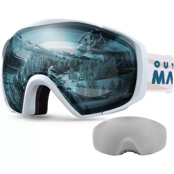 OutdoorMaster Ski Goggles with Cover Snowboard Snow Goggles OTG AntiFog for Men WomenA05 Vlt 851