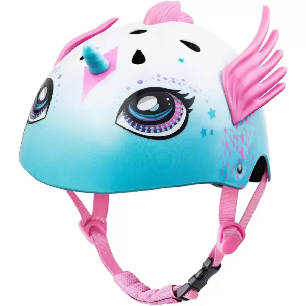 OutdoorMaster Toddler Kids Bike Helmet Unicorn Bicycle Helmet for Girl Boy MultiSport 2 Sizes Adjustable Safety Helmet for Children Age 512 9 Vents for Kids Skating Cycling Scooter
