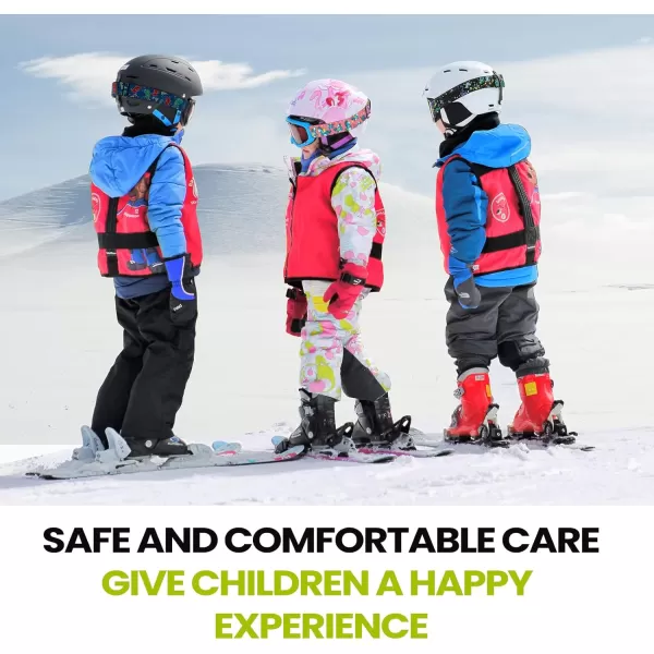 OutdoorMaster Kids Ski Goggles  Helmet Compatible Snow Goggles for Boys ampamp Girls with 100 UV ProtectionA04 Vlt 13