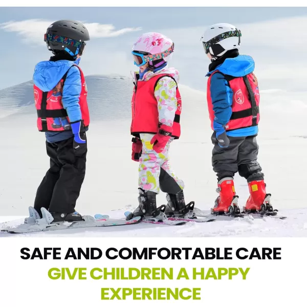 OutdoorMaster Kids Ski Goggles  Helmet Compatible Snow Goggles for Boys ampamp Girls with 100 UV ProtectionVlt 15