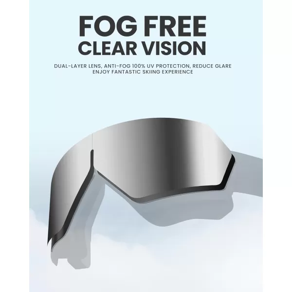 imageOutdoorMaster Seagull Dirt Bike Goggles Motorcycle Goggles Foldable ATV Goggles for Men Women YouthWtgvlt 10 Silver